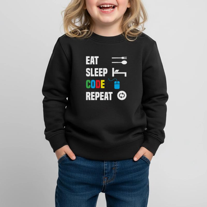 Code Codierung Coder Kodierung Informatiker Kinder Premium Organic Sweatshirt