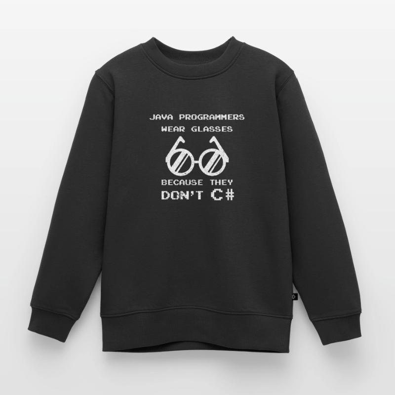 Code Codierung Coder Kodierung Informatiker Kinder Premium Organic Sweatshirt