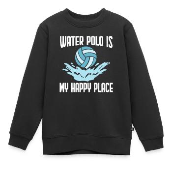Water Polo Waterpolo - Kinder Premium Organic Sweatshirt - Schwarz - Vorne - AI Model Kid Female (0cm)