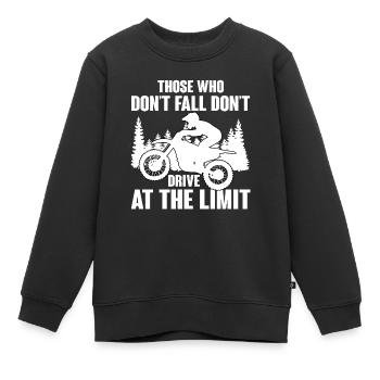 Motocross Dirt Bike - Kinder Premium Organic Sweatshirt - Schwarz - Vorne - AI Model Kid Female (0cm)