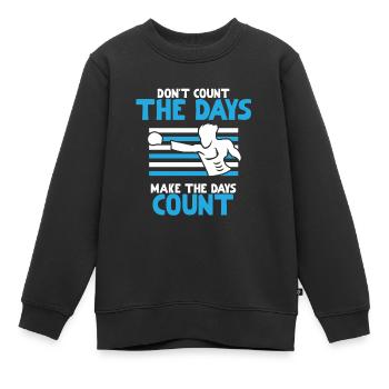 Boxen Boxer Boxhandschuhe Boxverein Boxclub - Kinder Premium Organic Sweatshirt - Schwarz - Vorne - AI Model Kid Female (0cm)