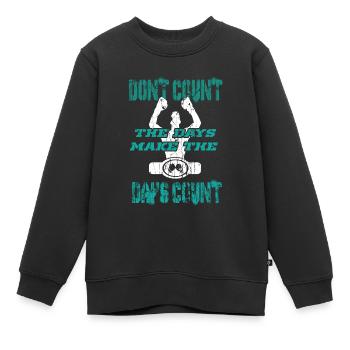 Boxen Boxer Boxhandschuhe Boxverein Boxclub - Kinder Premium Organic Sweatshirt - Schwarz - Vorne - AI Model Kid Female (0cm)