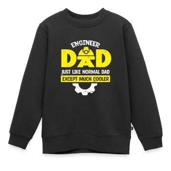 Ingenieur Techniker Technisches System - Kinder Premium Organic Sweatshirt - Schwarz - Vorne - AI Model Kid Female (0cm)