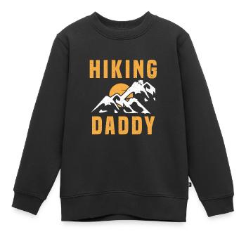Klettern Kletterer Berge Kletterwand Kletterdad - Kinder Premium Organic Sweatshirt - Schwarz - Vorne - AI Model Kid Female (0cm)