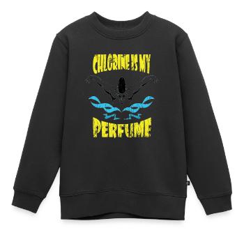 Nageurs Natation 50 mètres piste Brasse - Sweat Premium enfant bio - noir - Devant - AI Model Kid Female (0cm)