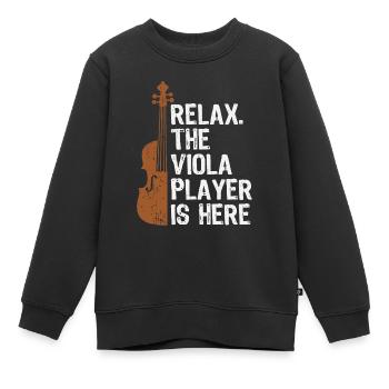 Alto Altiste Orchestre Alto Alto Musicien - Sweat Premium enfant bio - noir - Devant - AI Model Kid Female (0cm)