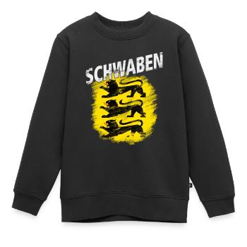 Schwaben - Kinder Premium Organic Sweatshirt - Schwarz - Vorne - AI Model Kid Female (0cm)