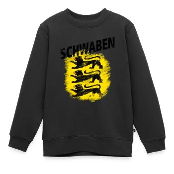 Schwaben - Kinder Premium Organic Sweatshirt - Schwarz - Vorne - AI Model Kid Female (0cm)