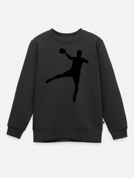 Handball - Sweat Premium enfant bio - noir