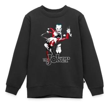 Joker danse Homme Tee Shirt - Sweat Premium enfant bio - noir - Devant - AI Model Kid Female (0cm)