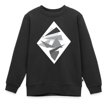 Raute - Kinder Premium Organic Sweatshirt - Schwarz - Vorne - AI Model Kid Female (0cm)