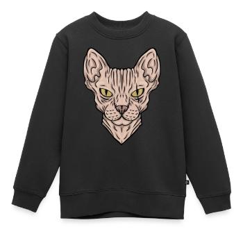 Égypte - Sweat Premium enfant bio - noir - Devant - AI Model Kid Female (0cm)