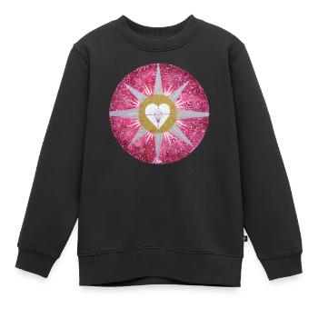 Âme célesteCrystal Sonja Ariel von Staden - Sweat Premium enfant bio - noir - Devant - AI Model Kid Female (0cm)