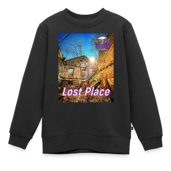 Lost Place - Zur alten Schmiede - Kinder Premium Organic Sweatshirt - Schwarz - Vorne - AI Model Kid Female (0cm)