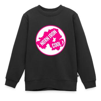 Norn Eisen - Kinder Premium Organic Sweatshirt - Schwarz - Vorne - AI Model Kid Female (0cm)
