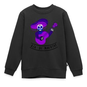 El día del muertos - Kinder Premium Organic Sweatshirt - Schwarz - Vorne - AI Model Kid Female (0cm)