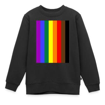 Gay pride TEE - Kinder Premium Organic Sweatshirt - Schwarz - Vorne - AI Model Kid Female (0cm)