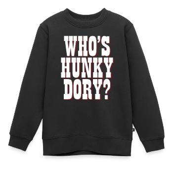 Funky fabuleux slogan tee - Sweat Premium enfant bio - noir - Devant - AI Model Kid Female (0cm)