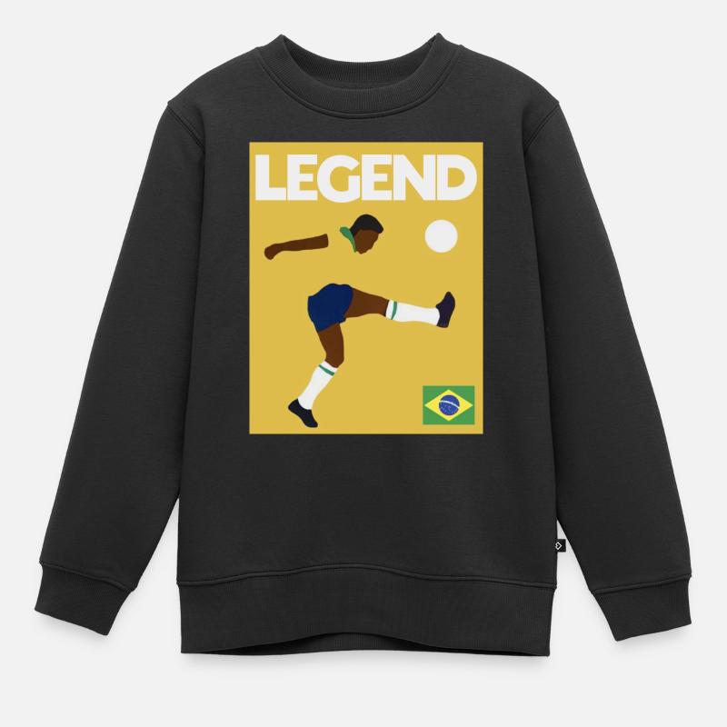 Brésil - Sweat Premium enfant bio - noir