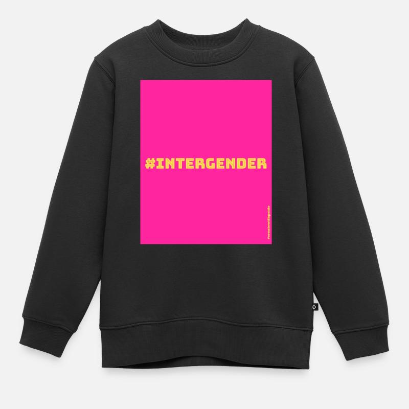 Intergender - Kinder Premium Organic Sweatshirt - Schwarz