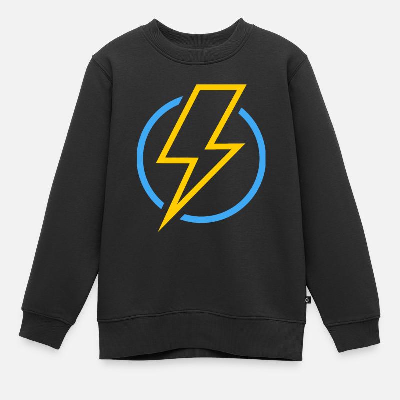 Blitz - Kinder Premium Organic Sweatshirt - Schwarz