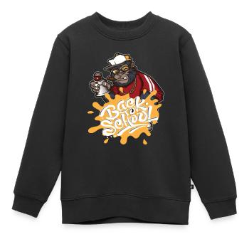 Kindergarten Enrollment 1st day of school Back to school - Kids Premium Organic Sweatshirt - black - Front - AI Model Kid Female (0cm)