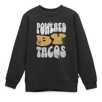 Taco - Kinder Premium Organic Sweatshirt - Schwarz - Vorne - AI Model Kid Female (0cm)