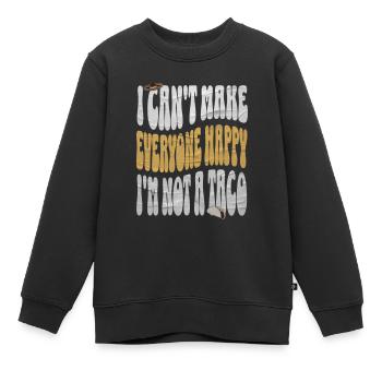 Taco - Kinder Premium Organic Sweatshirt - Schwarz - Vorne - AI Model Kid Female (0cm)