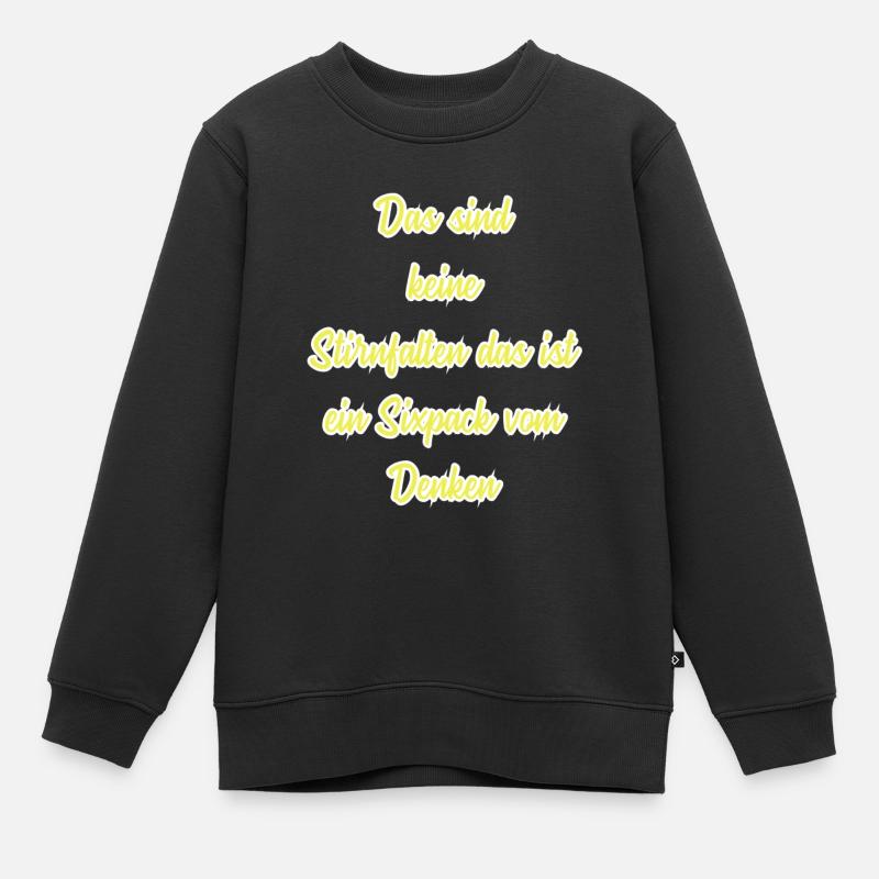 lustige sprüche lehrer - Kinder Premium Organic Sweatshirt - Schwarz