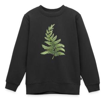 Fasan Pflanze - Kinder Premium Organic Sweatshirt - Schwarz - Vorne - AI Model Kid Female (0cm)