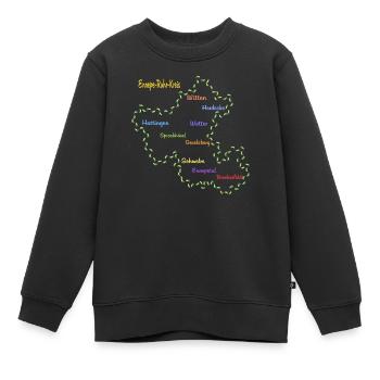 Ennepe Ruhr Kreis - Kinder Premium Organic Sweatshirt - Schwarz - Vorne - AI Model Kid Female (0cm)