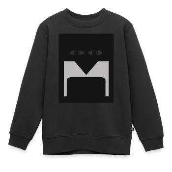 Tabby - Kinder Premium Organic Sweatshirt - Schwarz - Vorne - AI Model Kid Female (0cm)