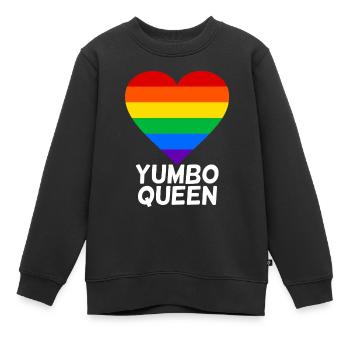 Lecker - Kinder Premium Organic Sweatshirt - Schwarz - Vorne - AI Model Kid Female (0cm)