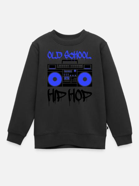 Ghetto blaster old school - Sweat Premium enfant bio - noir