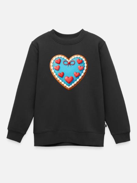 Cadeau pour la fête des mères : Idée de cadeau pour la fête des mères - Sweat Premium enfant bio - noir