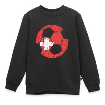 Schweiz Schweizer Schweizerdeutsch - Kinder Premium Organic Sweatshirt - Schwarz - Vorne - AI Model Kid Female (0cm)