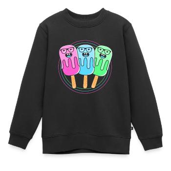 Pool Party - Kinder Premium Organic Sweatshirt - Schwarz - Vorne - AI Model Kid Female (0cm)
