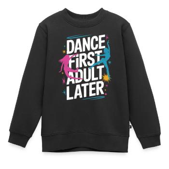 Tanzen Tänzer Tanzen - Kinder Premium Organic Sweatshirt - Schwarz - Vorne - AI Model Kid Female (0cm)