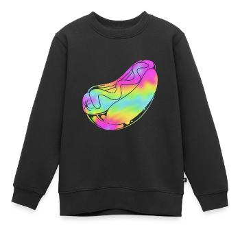 Hot Dog Imbiss - Kinder Premium Organic Sweatshirt - Schwarz - Vorne - AI Model Kid Female (0cm)