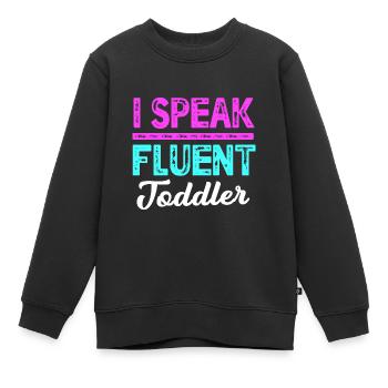 Éducation maternelle Éducateur Éducateur - Sweat Premium enfant bio - noir - Devant - AI Model Kid Female (0cm)