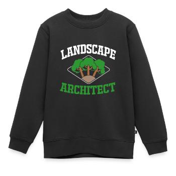 Architektur - Kinder Premium Organic Sweatshirt - Schwarz - Vorne - AI Model Kid Female (0cm)