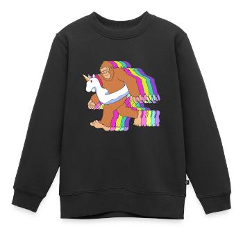 Pool Party - Kinder Premium Organic Sweatshirt - Schwarz - Vorne - AI Model Kid Female (0cm)