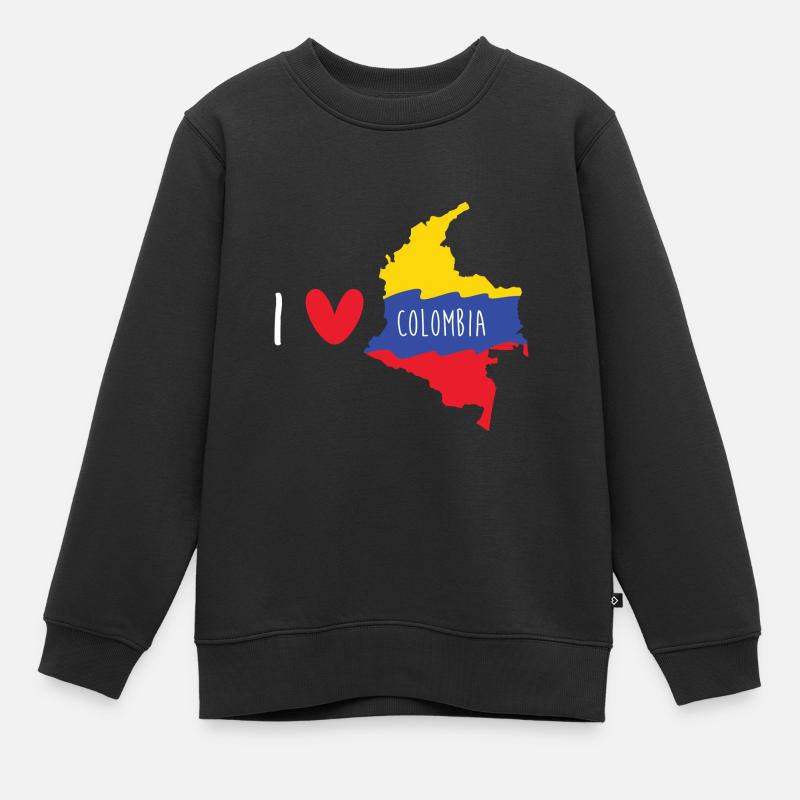 Colombie - Sweat Premium enfant bio - noir