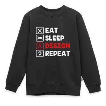 Architektur - Kinder Premium Organic Sweatshirt - Schwarz - Vorne - AI Model Kid Female (0cm)