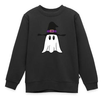 Geist - Kinder Premium Organic Sweatshirt - Schwarz - Vorne - AI Model Kid Female (0cm)