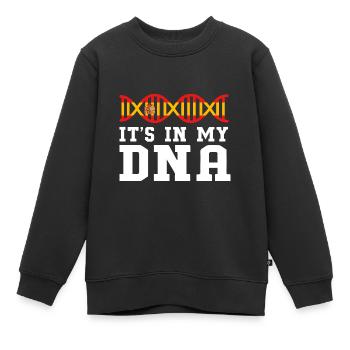 Spanisch - Kinder Premium Organic Sweatshirt - Schwarz - Vorne - AI Model Kid Female (0cm)