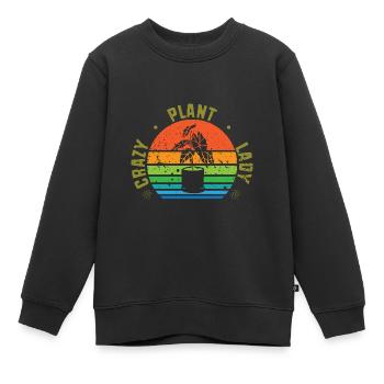Botaniker - Kinder Premium Organic Sweatshirt - Schwarz - Vorne - AI Model Kid Female (0cm)
