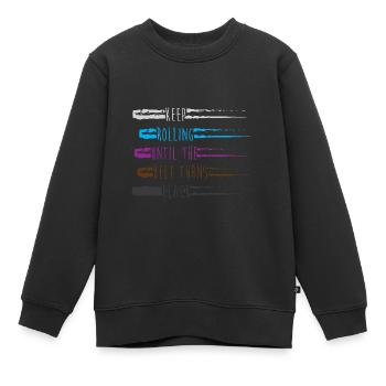 Jiu Jitsu Selbstverteidigung - Kinder Premium Organic Sweatshirt - Schwarz - Vorne - AI Model Kid Female (0cm)