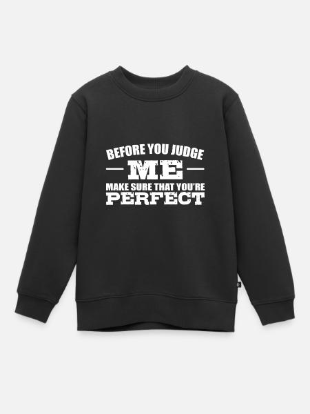 Mobbing - Kinder Premium Organic Sweatshirt - Schwarz