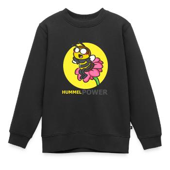 HUMMEL - Kinder Premium Organic Sweatshirt - Schwarz - Vorne - AI Model Kid Female (0cm)